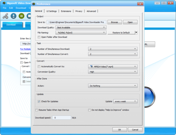 Bigasoft Video Downloader Pro 3.25.1.8322 Crack + Serial Key