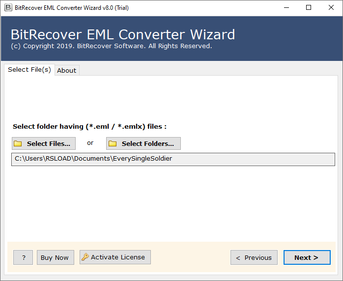 BitRecover EML Converter Wizard Crack 12.9 Serial Key Free