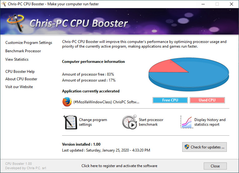 Chris-PC CPU Booster 6.13.24 Crack License Key [Latest] 2023