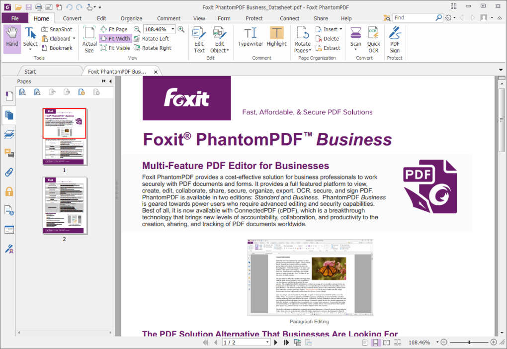 Foxit PhantomPDF Business 12.0.1.12430 Crack + Activation Code 